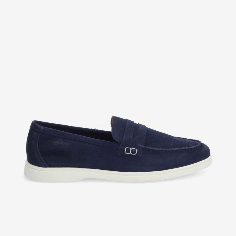 YACHT LOAFER M - SUEDE - BLEU